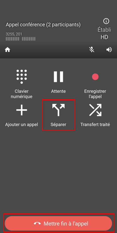 Actions de conférence