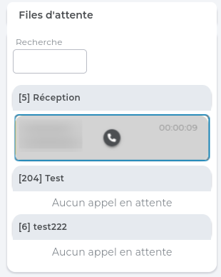 Reprendre appel dans une file