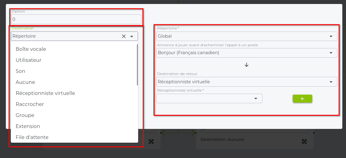 Réceptionniste virtuelle